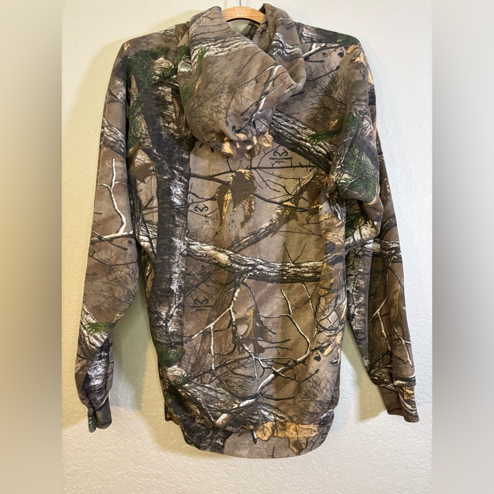 Garth Brooks Stadium Tour Camouflage Hoodie with Orange Logo Size L - Picture 2 of 10